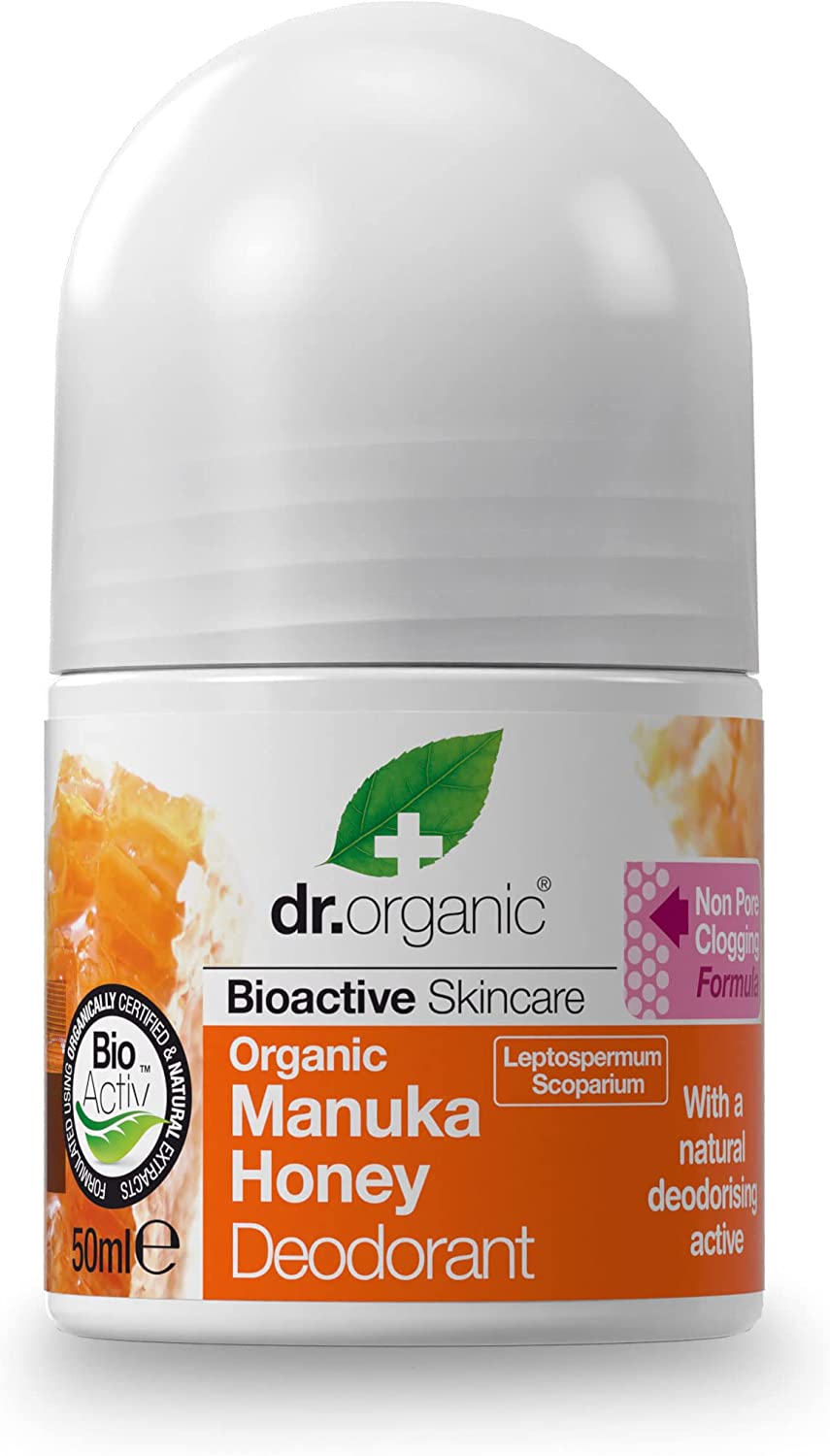 Dr. Organic Miele di Manuka - Deodorante Roll-On - 50 ml