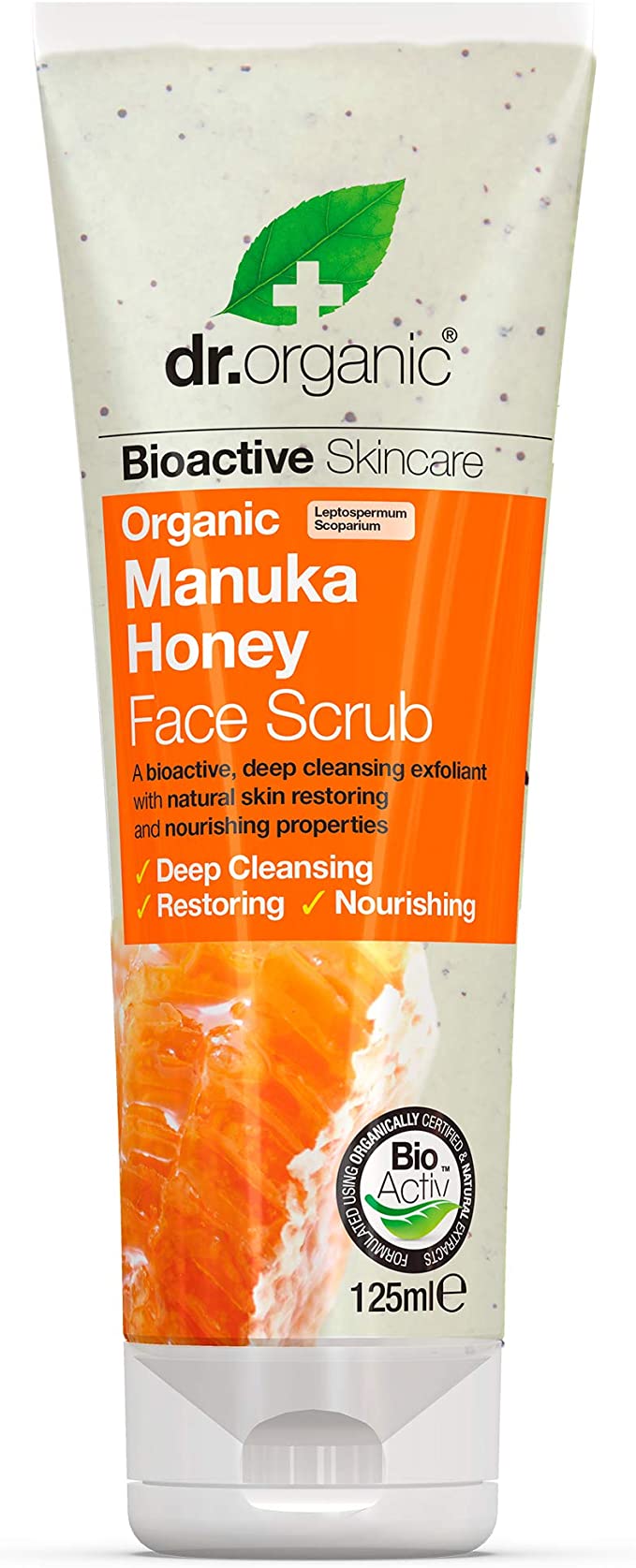 Dr. Organic Miele di Manuka - Scrub Viso Esfoliante - 125 ml