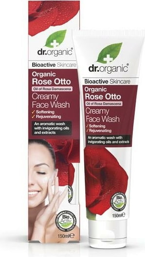 Dr. Organic Rosa - Detergente Viso - 150 ml