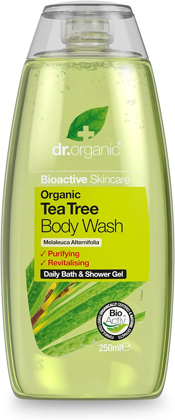 Dr. Organic Tea Tree - Detergente Bagnoschiuma Corpo - 250 ml