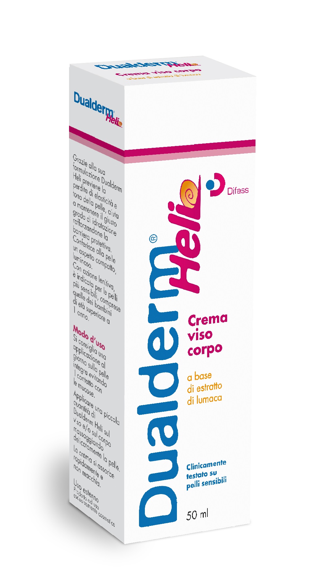 Dualderm Heli Crema Viso e Corpo Elasticizzante 50 ml
