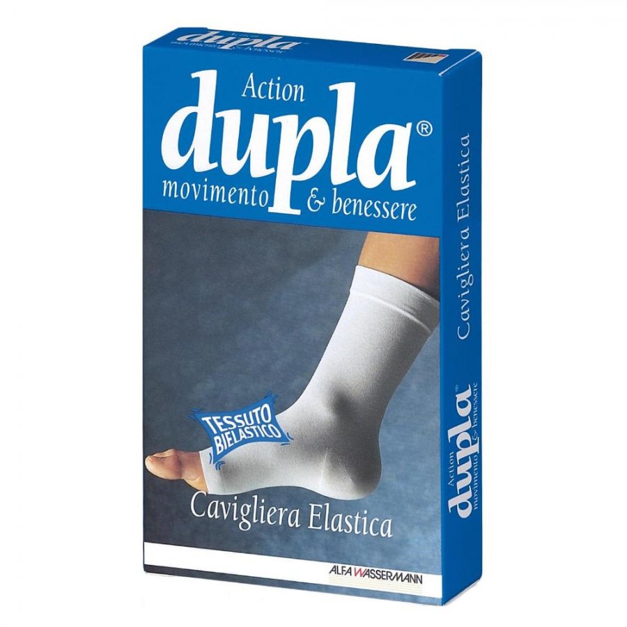 Dupla Cavigliera Elastica Colore Bianco Taglia XL