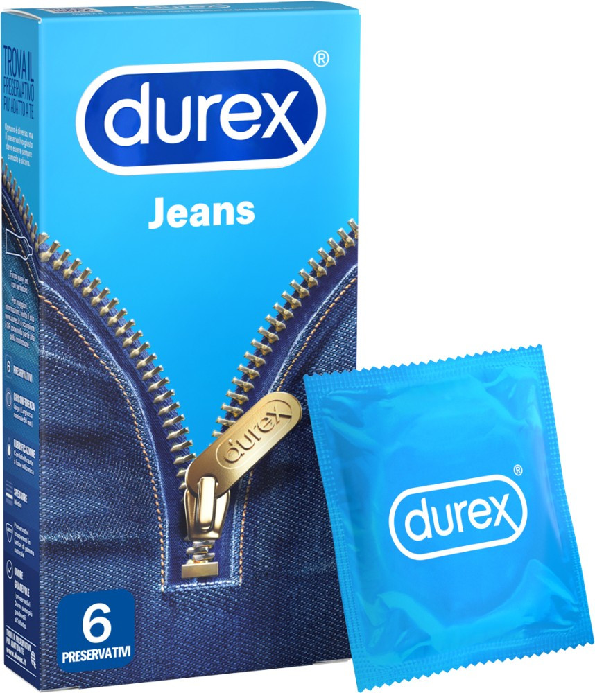 Durex Jeans Profilattici 6 Pezzi