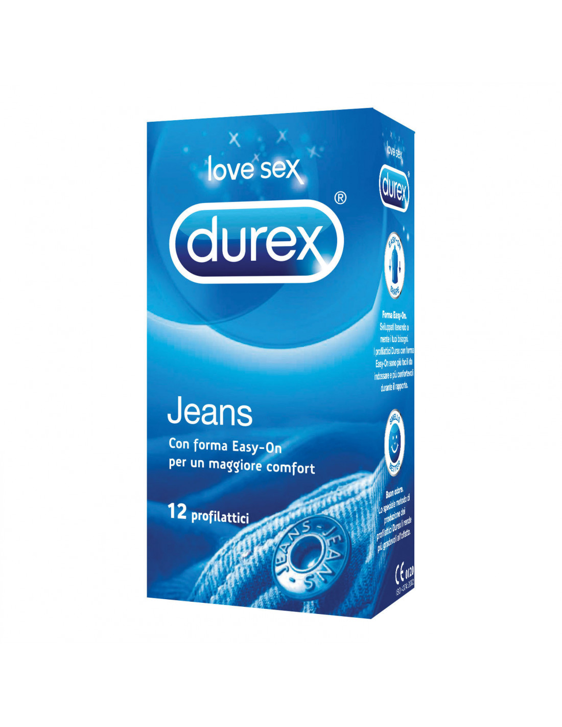 Durex Jeans Profilattici 12 Pezzi