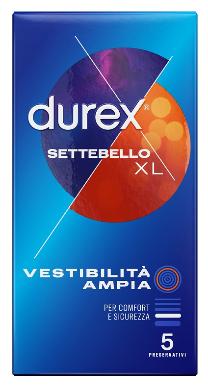 Durex Settebello XL Profilattici 5 Pezzi
