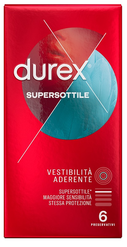 Durex Supersottile Profilattici 6 Pezzi