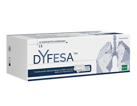 Dyfesa - Trattamento di Difesa delle Vie Respiratorie - 10 Dispositivi Monouso