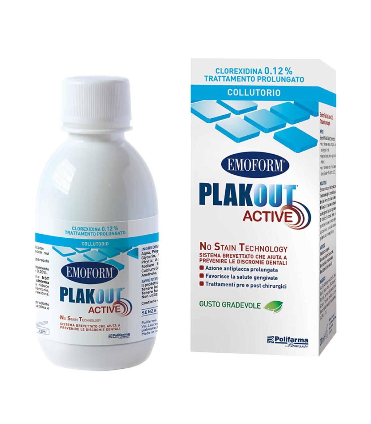 Emoform Plakout Active Collutorio Clorexidina 0.12% - 200 ml