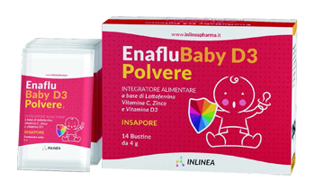 Enaflu Baby D3 - Integratore Difese Immunitarie - 14 Bustine