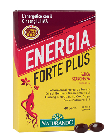 Energia Forte Plus - Integratore per Stanchezza e Affaticamento - 40 Perle