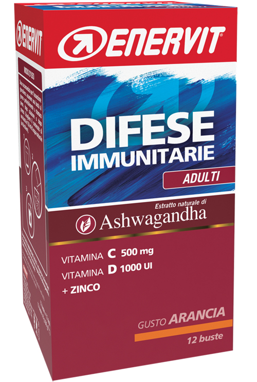 Enervit Difese Immunitarie - Integratore per Adulti - 12 Buste