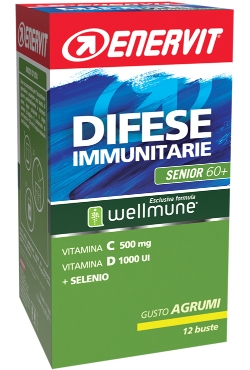 Enervit Difese Immunitarie - Integratore Senior Over 60 - 12 Buste