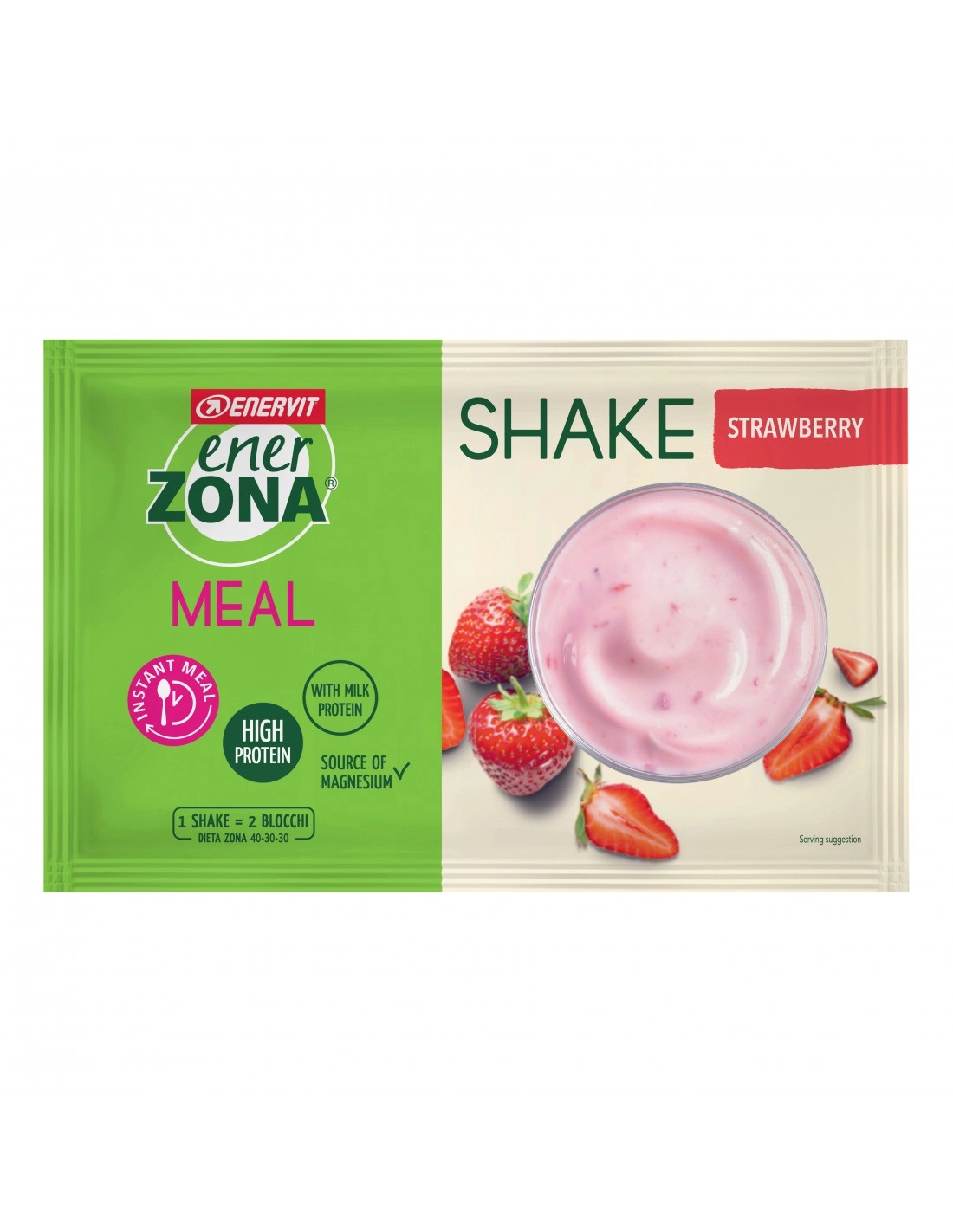 Enerzona Instant Meal Pasto Sostitutivo Yoghurt e Fragola 50 g
