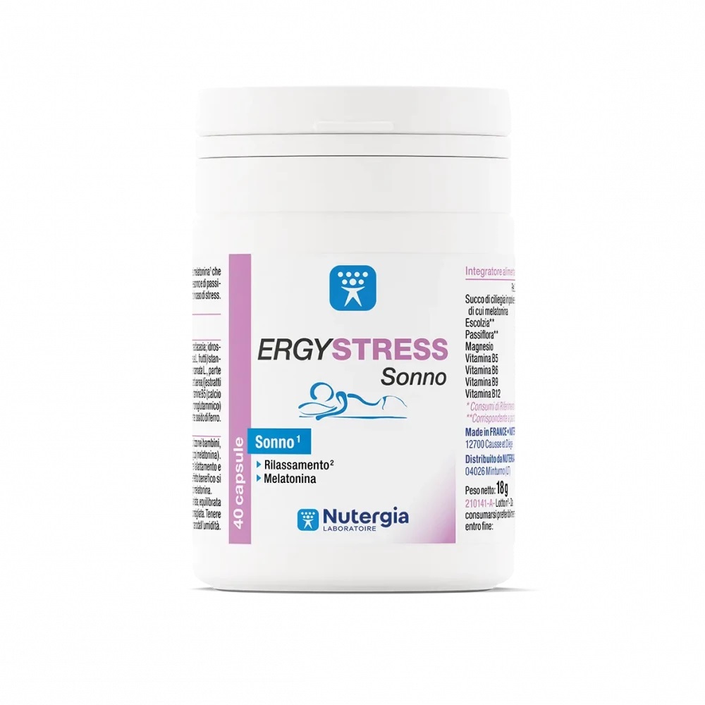 Ergystress Sonno Integratore per Dormire 40 Capsule