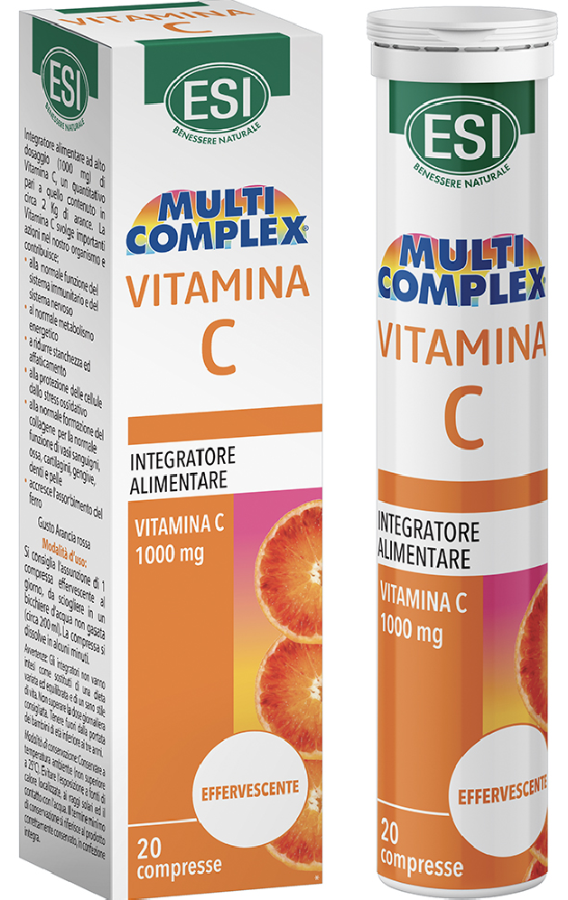Esi Multicomplex - Integratore di Vitamina C - 20 Compresse Effervescenti