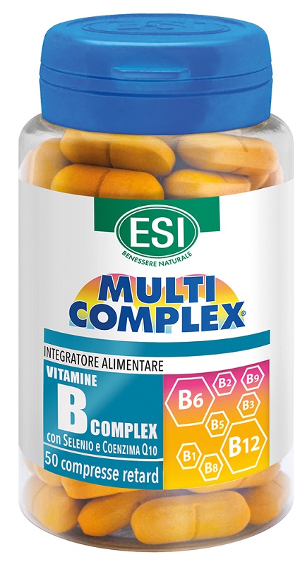 Esi Multcomplex - Integratore di Vitamina B per Stanchezza e Affaticamento - 50 Compresse