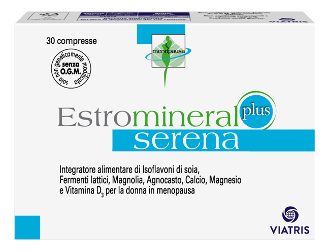 Estromineral Serena Plus - Integratore per la Menopausa - 30 Compresse