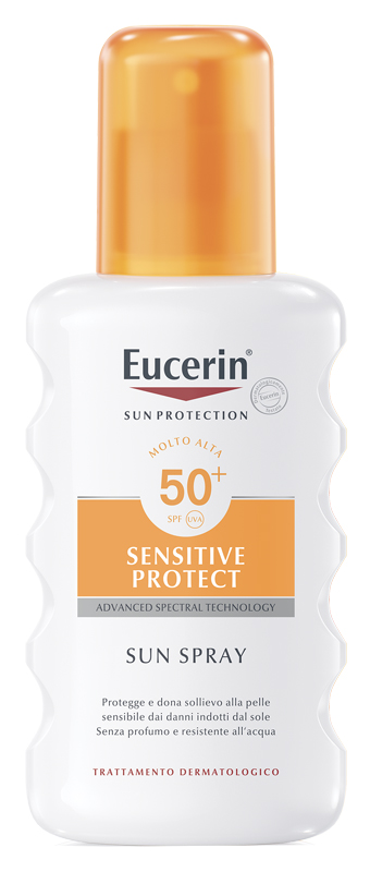 Eucerin Sun Protection - Spray Solare Corpo Senza Profumo con Protezione Molto Alta SPF 50+ - 200 ml