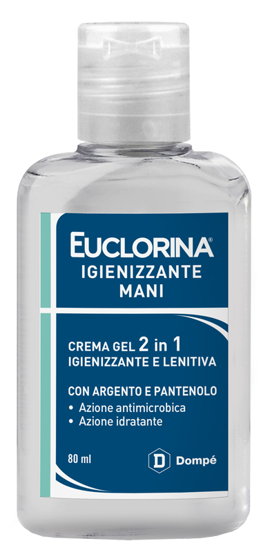 Euclorina - Gel Crema Igienizzante Mani - 80 ml