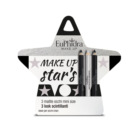 Euphidra Cofanetto Make Up Star's 3 Matite Occhi Mini Size