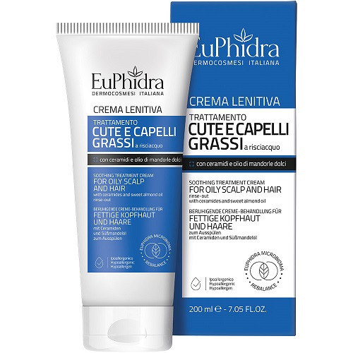 Euphidra Crema Lenitiva Cute e Capelli Grassi 200 ml