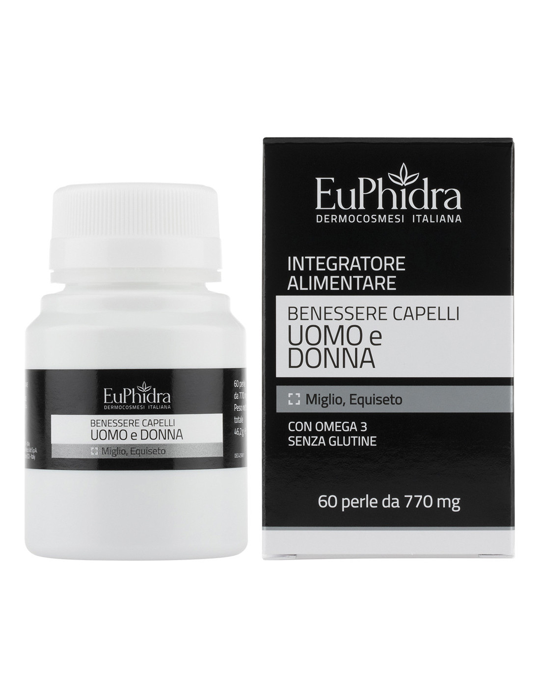 Euphidra Integratore Anticaduta Capelli 60 Perle
