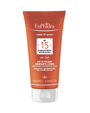 Euphidra Crema Solare Corpo Idratante SPF15 150 ml