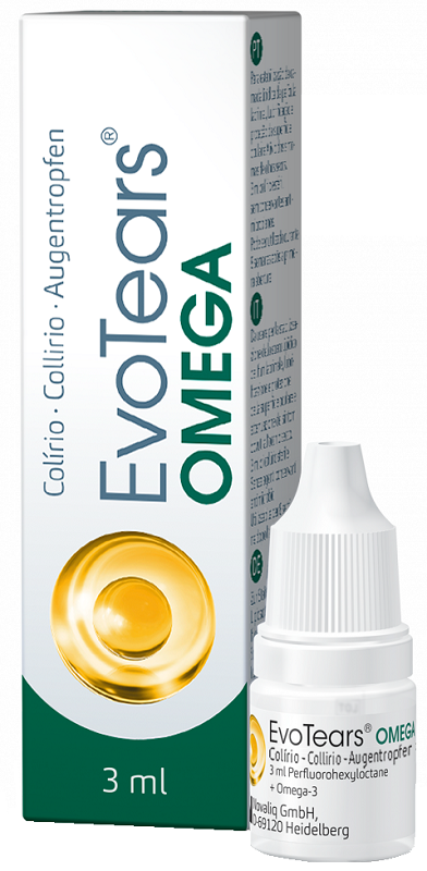 Evotears Omega - Collirio Lubrificante e Protettivo - 3 ml