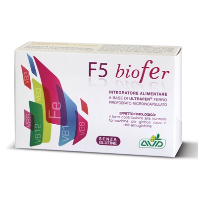 F5 Biofer - Integratore di Ferro - 30 Capsule