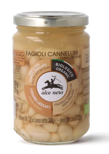 Fagioli Cannellini Lessati Biologici 300 g