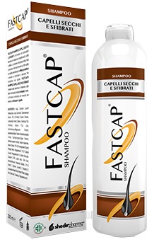 Fastcap Shampoo - Shampoo Anticaduta per Capelli Secchi e Sfibrati - 200 ml