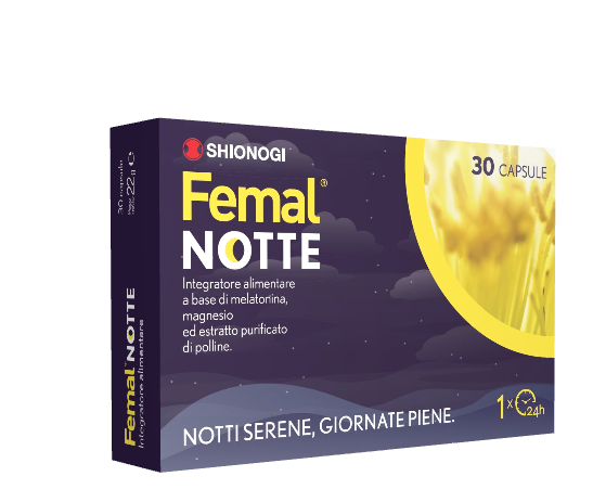 Femal Notte - Integratore per Favorire il Sonno - 30 Capsule