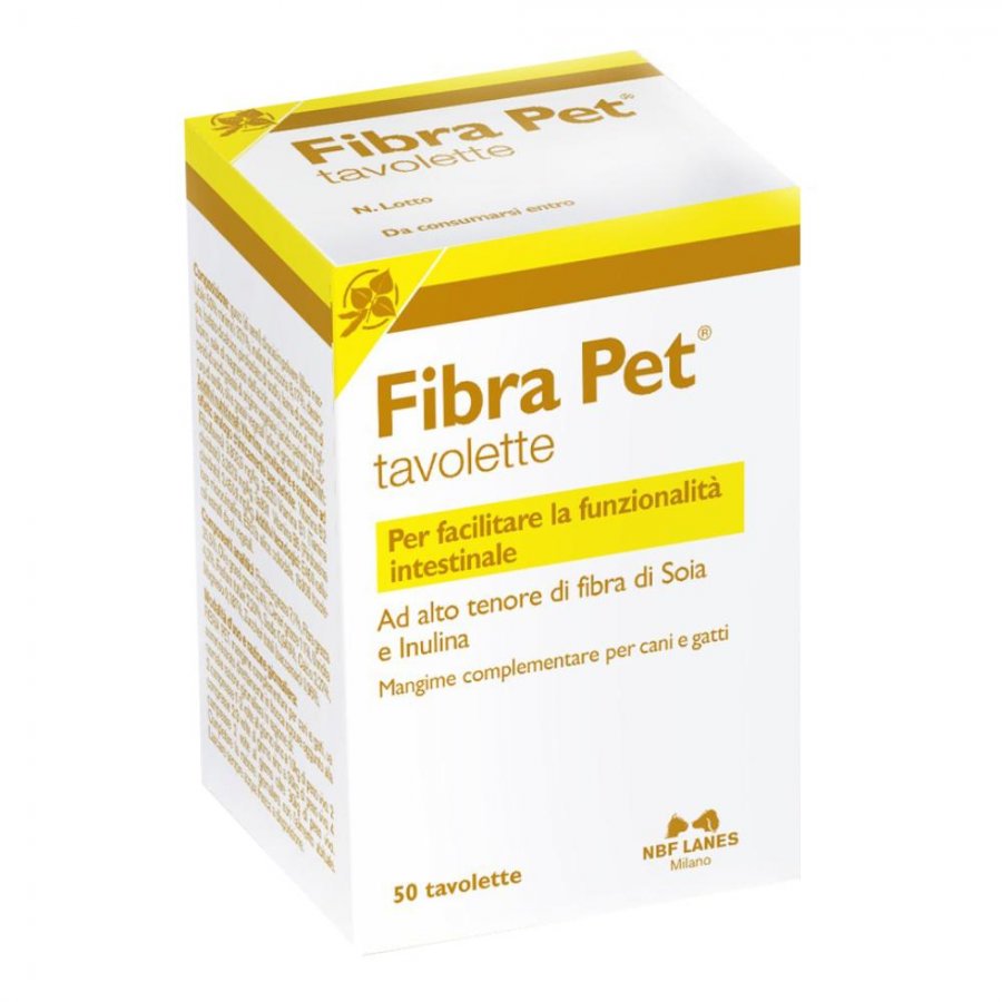 Fibra Pet Integratore Intestinale Cane e Gatto 50 Compresse