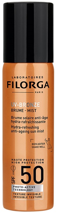 Filorga UV-Bronze Brume - Brume Solare Anti-Età Rinfrescante con Protezione Molto Alta SPF 50+ - 60 ml