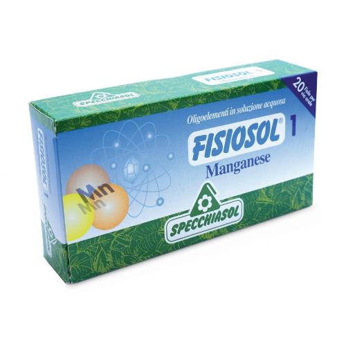Fisiosol 1 - Integratore di Manganese - 20 Fiale x 2 ml