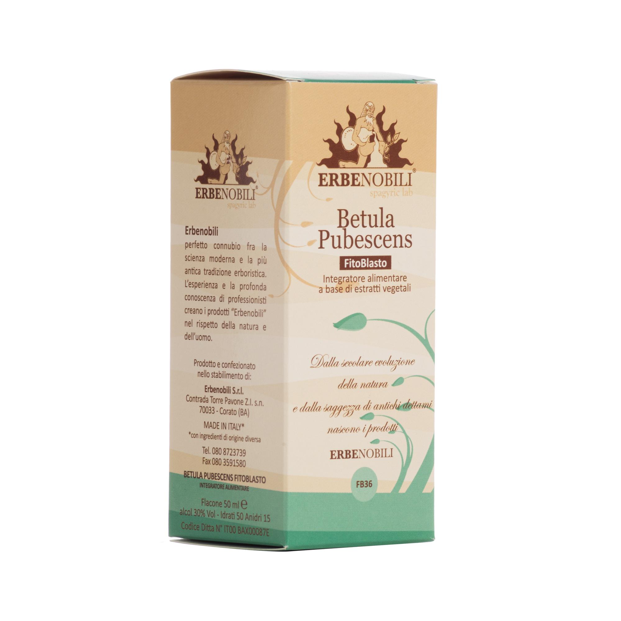 Fitoblasto Betulla Pubescens Integratore di Vite Rossa 50 ml