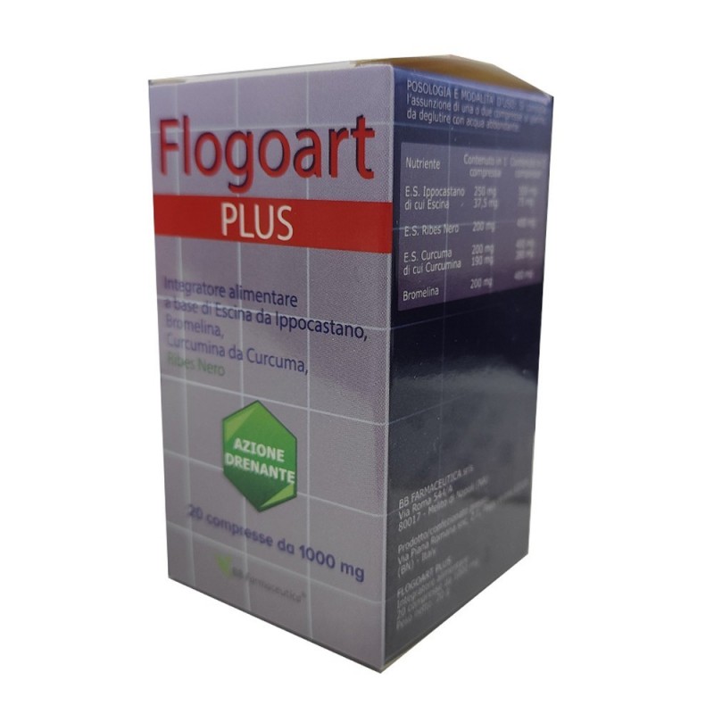 Flogoart Plus Integratore Azione Drenante 20 Compresse