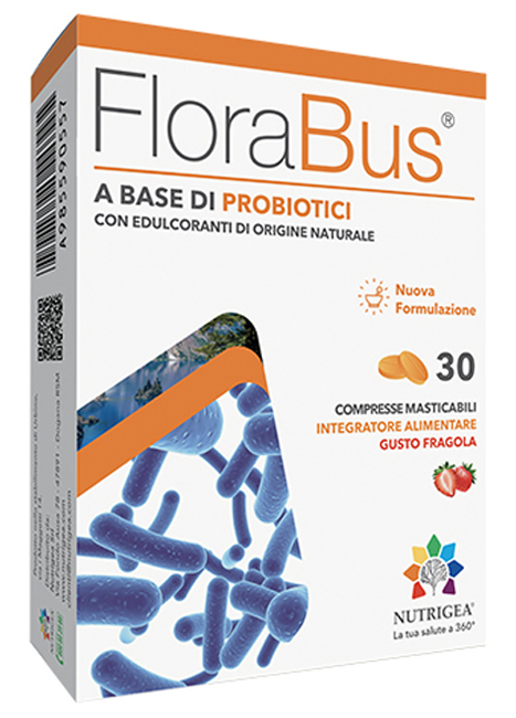 Florabus Integratore di Probiotici 30 Compresse