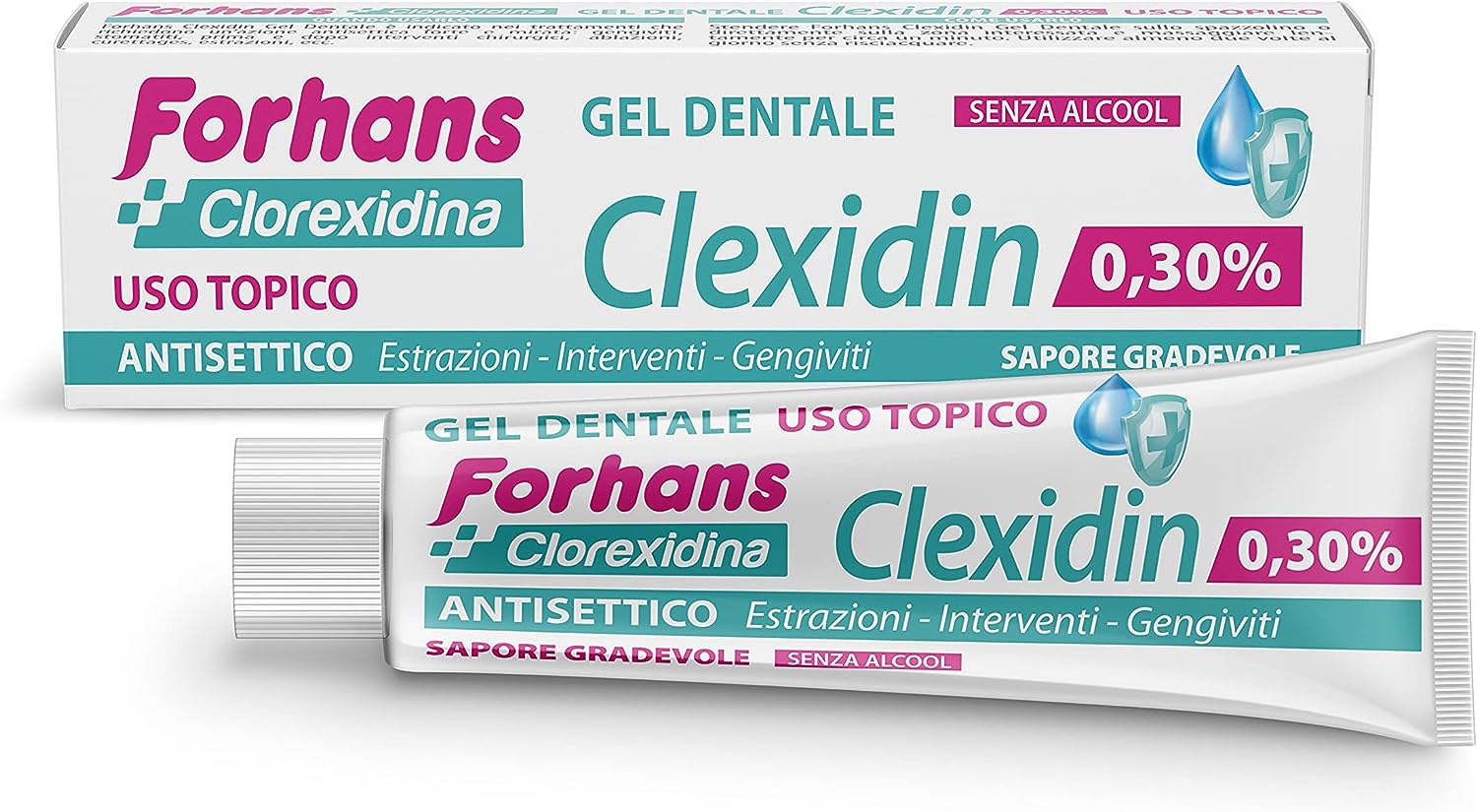 Forhans Clexidin Collutorio in Gel con Clorexidina 30 ml