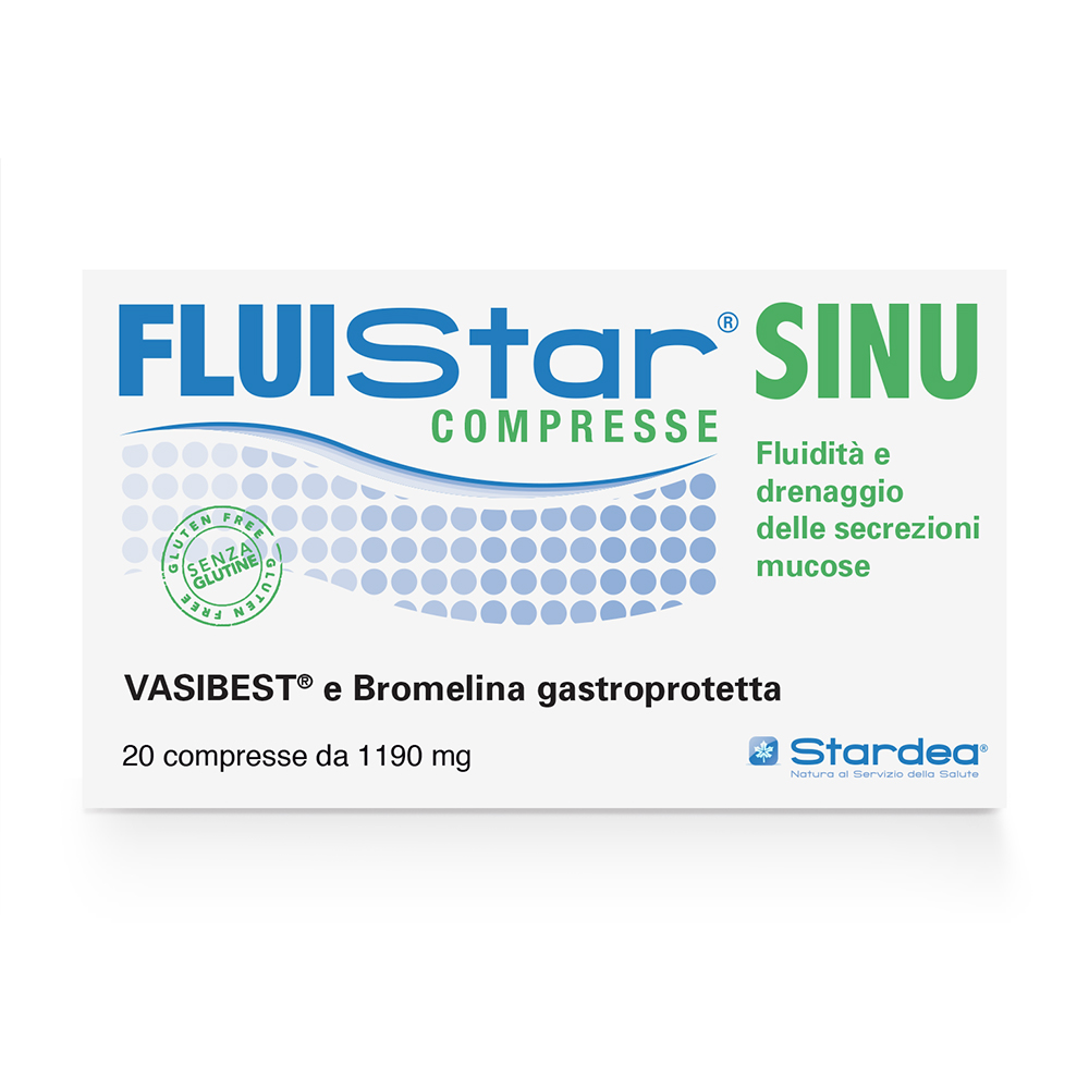 Fluistar Sinu - Integratore per Vie Respiratorie - 20 Compresse