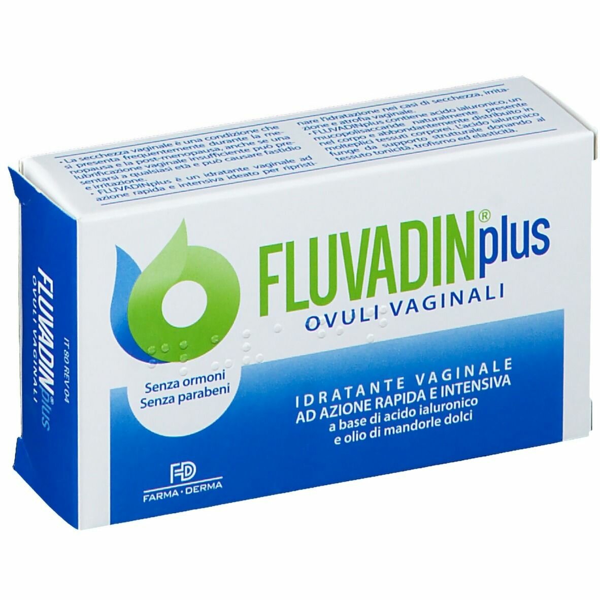 Fluvadin Plus - Ovuli Vaginali - 10 Pezzi