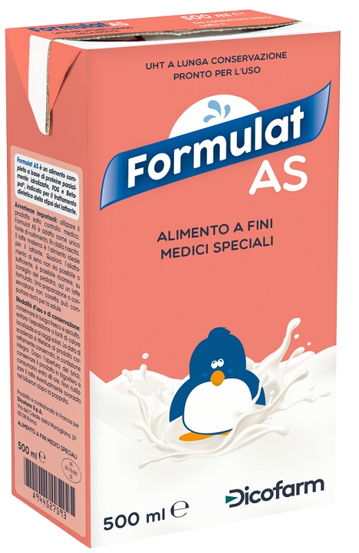 Formulat AS Latte per Stipsi del Lattante 500 ml