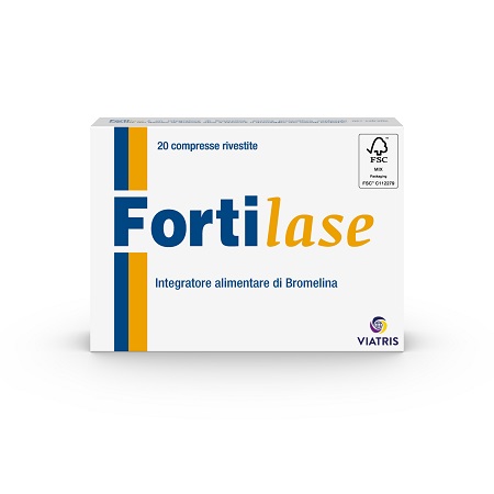 Fortilase - Integratore di Bromelina Antinfiammatorio - 20 Compresse
