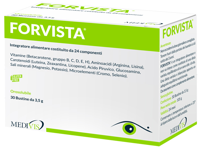 Forvista - Integratore per il Benessere della Vista - 30 Bustine