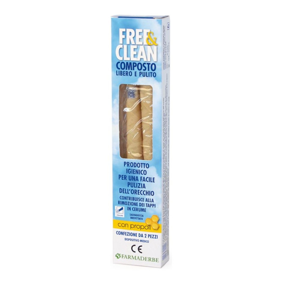 Free & Clean Coni per Orecchie 2 Pezzi