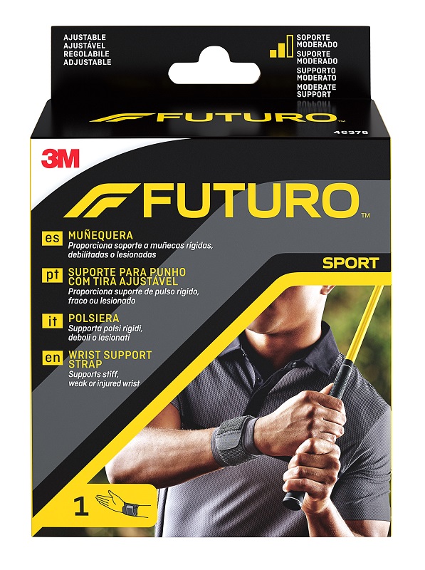 Futuro Sport Polsino Elastico Universale Nero