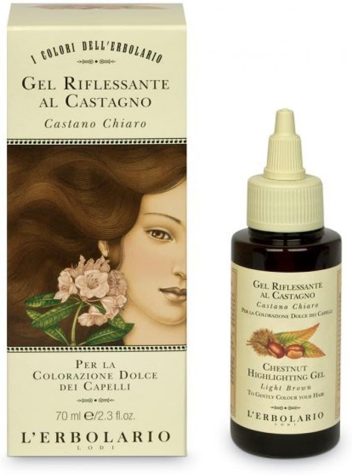 L'Erbolario Gel Riflessante al Castagno per Capelli Castano Chiaro 70 ml