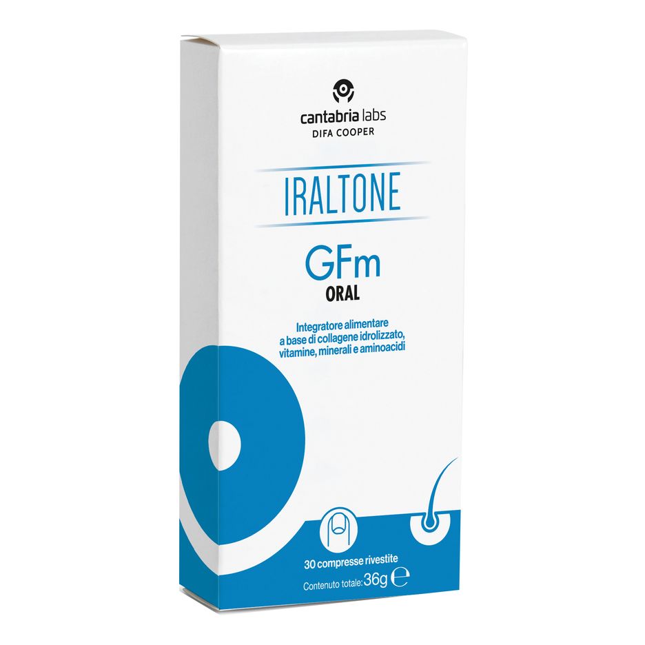 GFm Oral Iraltone Integratore Capelli Pelle Unghie 30 Compresse