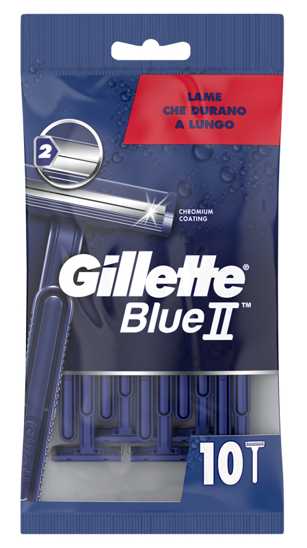 Gillette Blue II Rasoio Usa e Getta 10 Pezzi