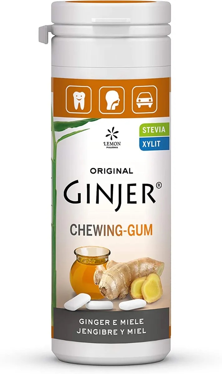 Ginjer Gomme da Masticare Miele e Zenzero 36 g